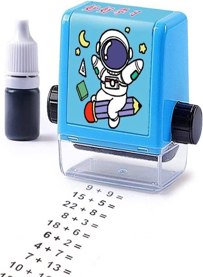 Orrda Addition and Subtraction Teaching Stamps for Kids | Plastic Roller Design Teaching Stamp | Math Stamps Practice Tools Educational Toy for Preschool Supplies (Multicolor) - Image 1